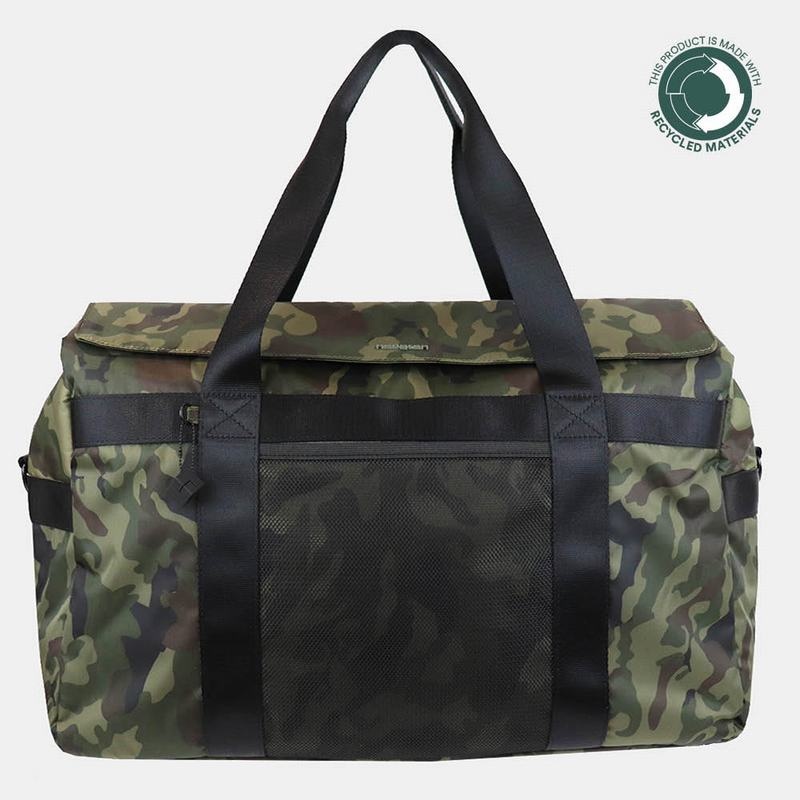 Hedgren Wanderer Sustainable Weekender ダッフルバッグ レディース 緑 黒 | BVS5823MN